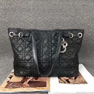 Authentic Christian Dior Panarea Cannage Tote Bag